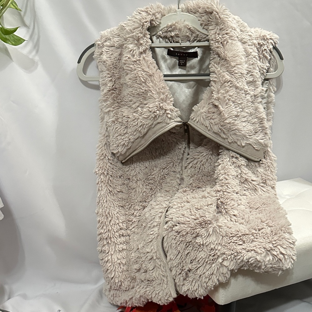 Fever Cream Teddy Jacket